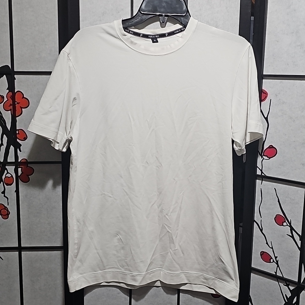 Public Rec‎ White Tee Shirt Size Small